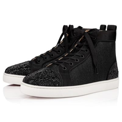 Adidași Christian Louboutin Louis P Strass 000 Version Strass Sneakers Barbati Negrii | RO79564
