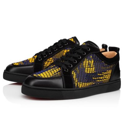Adidași Christian Louboutin Rantulow Orlato Bumbac Sneakers Barbati Negrii Colorati | RO17788