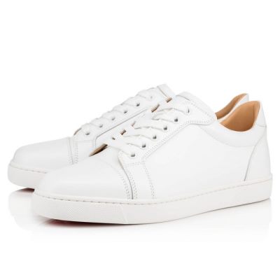 Adidași Christian Louboutin Vieira 000 Calf Sneakers Dama Albi | RO91837