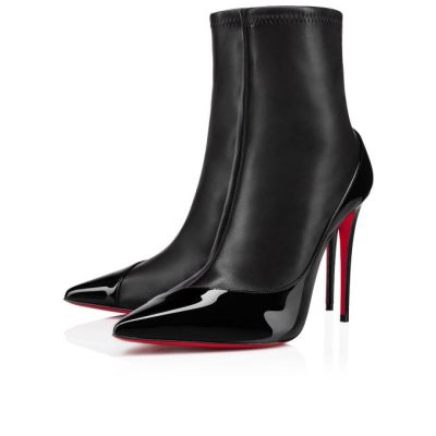 Cizme Christian Louboutin Bibooty 100 Nappa Boots Dama Negrii | RO38895