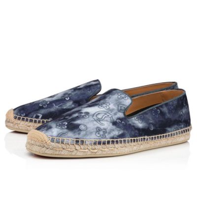 Espadrilles & Sandals Christian Louboutin Punk Nanou Bumbac Espadrilles Barbati Colorati | RO66946