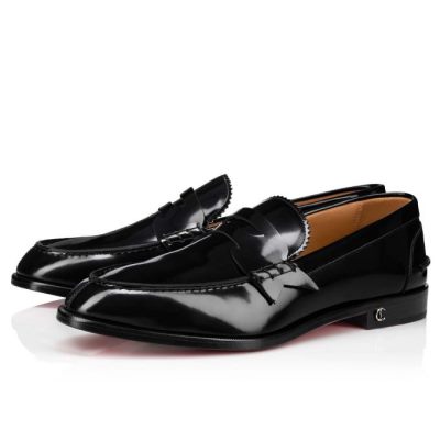 Loafers Christian Louboutin No Penny Calf Loafer Barbati Negrii | RO48290