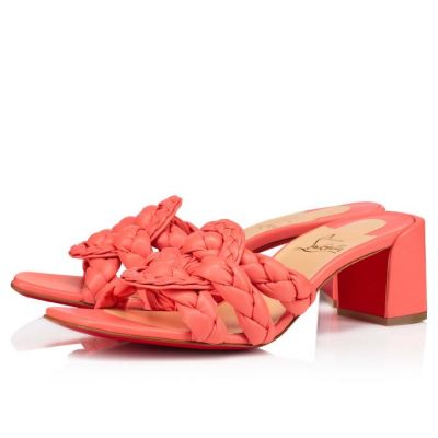 Mules Christian Louboutin Marmela 55 Nappa Mules Dama Roz | RO77827