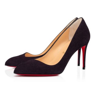 Pantofi Cu Toc Christian Louboutin Corneille 085 85 Veau Velours Pumps Dama Albastri | RO57523