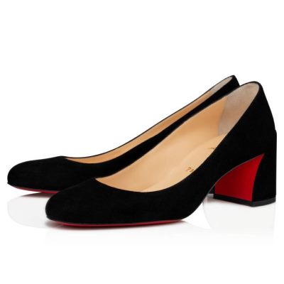 Pantofi Cu Toc Christian Louboutin Miss Sab 055 55 Veau Velours Pumps Dama Negrii | RO84834