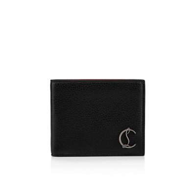 Portofel Christian Louboutin M Coolcard Wallet Calf Empire/ Clasici Piele Wallets Barbati Negrii | RO20639